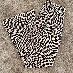 H&M Monochrome Patterned Pants